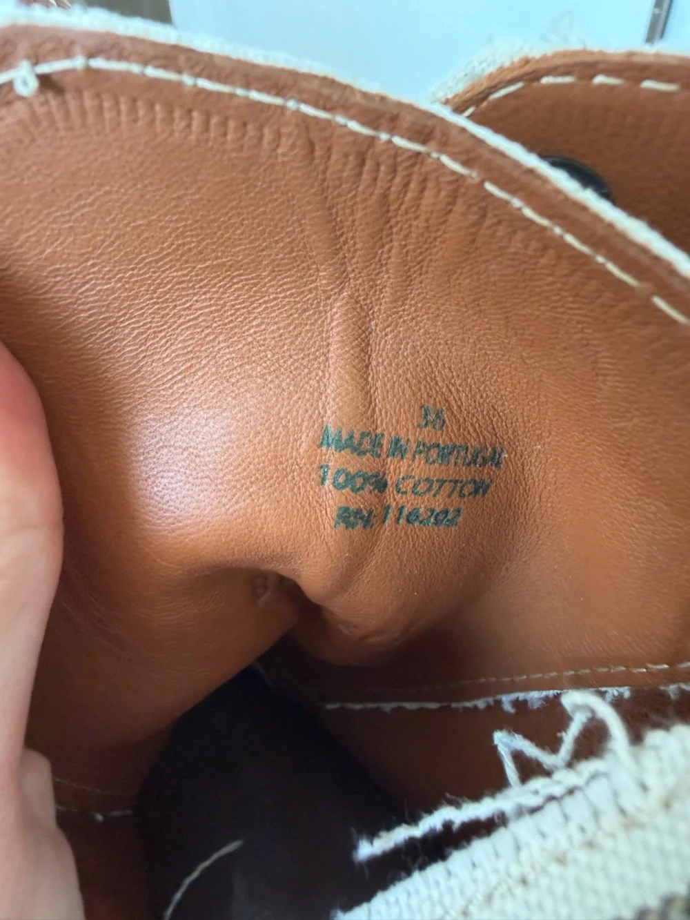 New Zadig & Voltaire Beige Canvas Lace-Up Combat Boots with Branded Laces - Picture 6 of 6